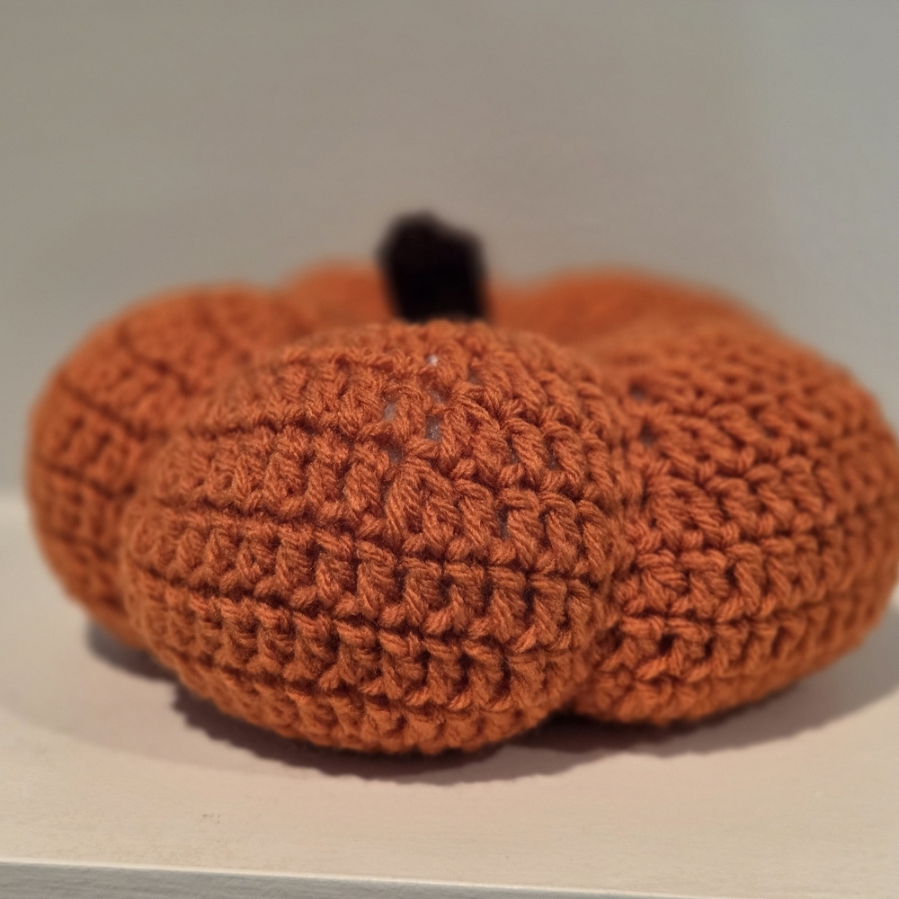 Crochet Orange Large Pumpkin